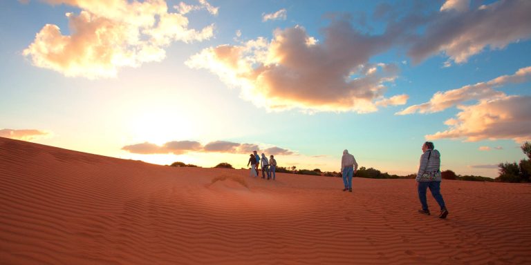 sand dunes in desert